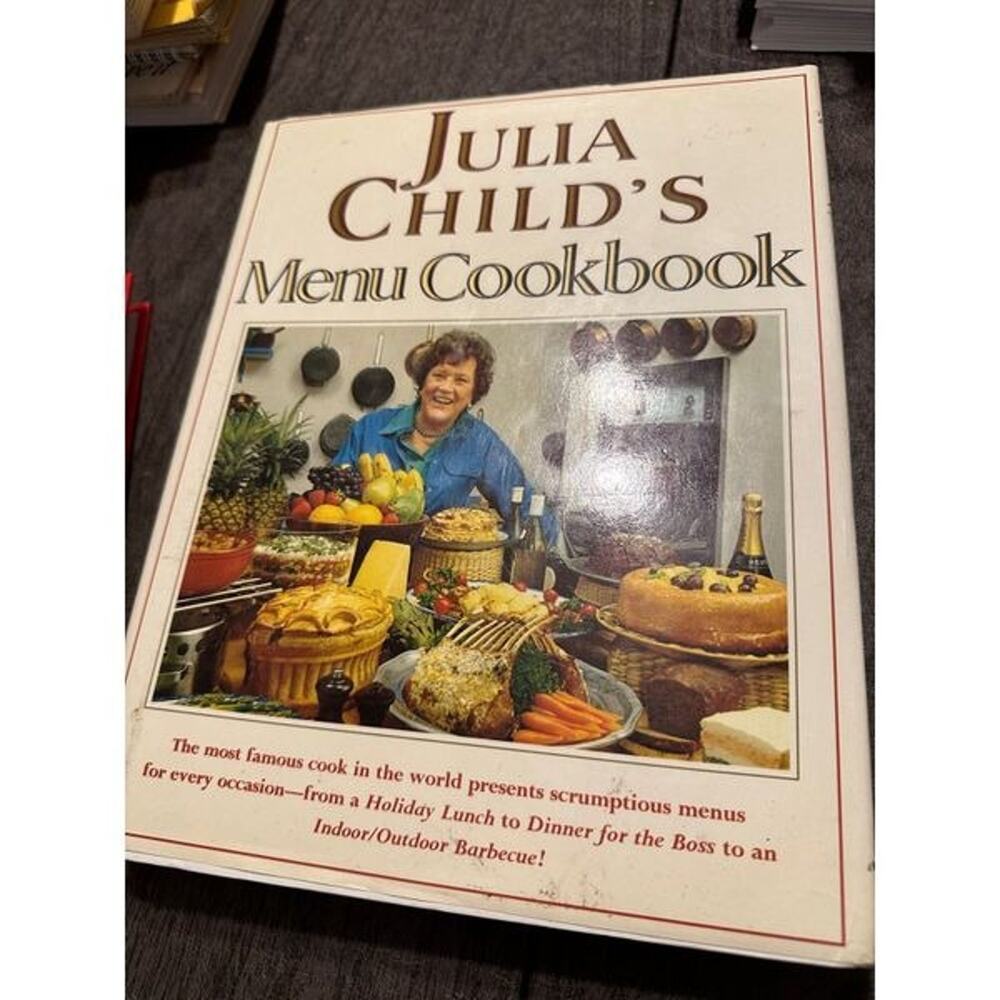 Julia Child‎ Menu CookBooks